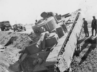 T-35 model 1938 of the 67th Tank Regiment