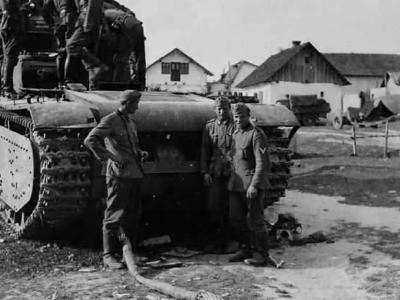 Soviet heavy tank T-35 0183-3 Bilyj Kamin, Ukraine
