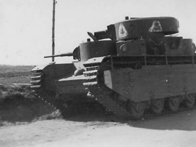 T-35of the 68th Tank Regiment abandoned by the Red Army in the summer of 1941