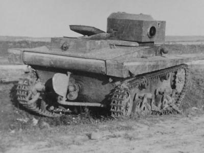 Soviet T-37 Amphibious Light Tank