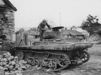 T-37 tank Mogilev Eastern Front