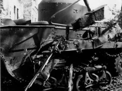 Tank T-37 Brest Litowsk 1941