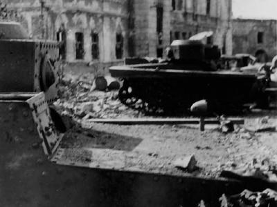 Tanks T-37 and T-38 Brest Litowsk 1941