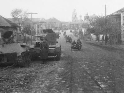 T 40 and T 26 Soviet light tanks