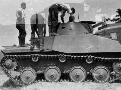 T-40 russian light amphibious tank