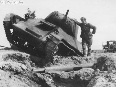 Light infantry tank T-50
