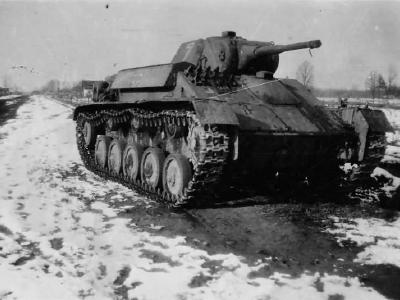 German light tank Panzerkampfwagen T-70 743 (r)