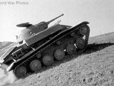 Prototype of T-70: GAZ-70