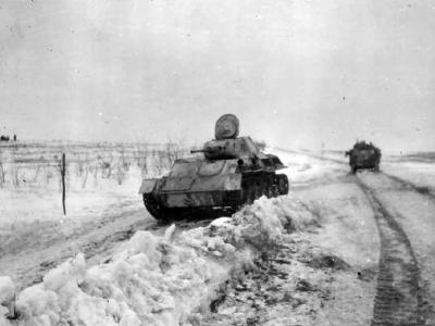 T-70 with winter camoflage